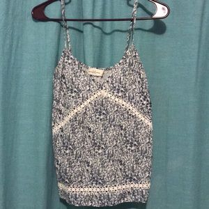 Abercrombie & Fitch Floral and Crochet Cami/Tank